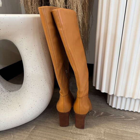 Vince Camuto Hersha Knee High Boot Cognac - Picture 3 of 12